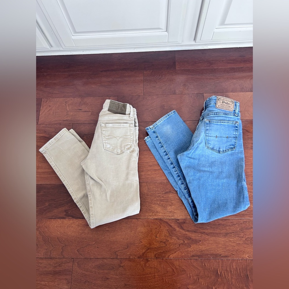Ralph Lauren polo boys jeans size 12 bundle lot of 2